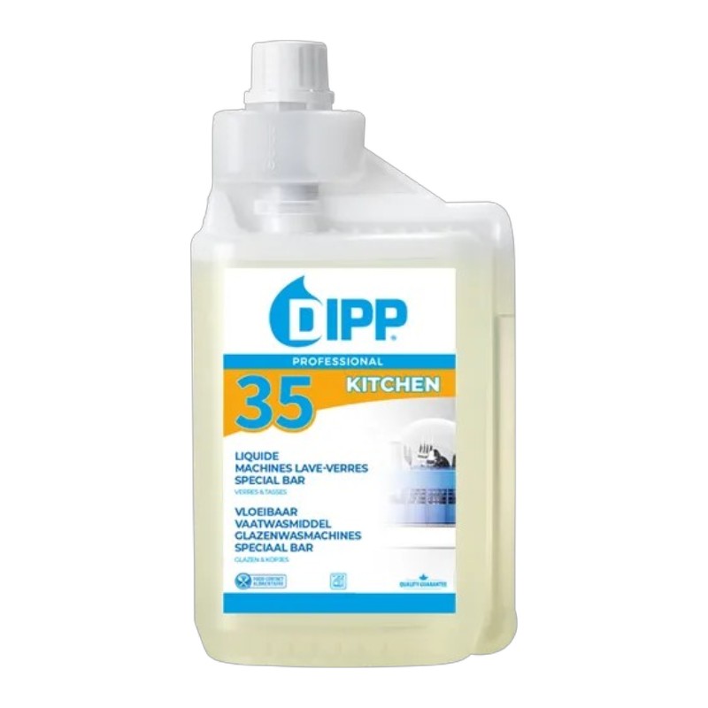 DIPP n° 35 - Liquide Machines Lave-verre Spécial Bar - 1L